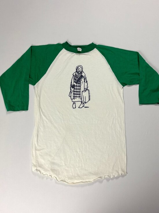 Sneakers Other - Vintage Rare Guindon Bag Lady Go Lions 3/4 Raglan Shirt Green White S/M 80s